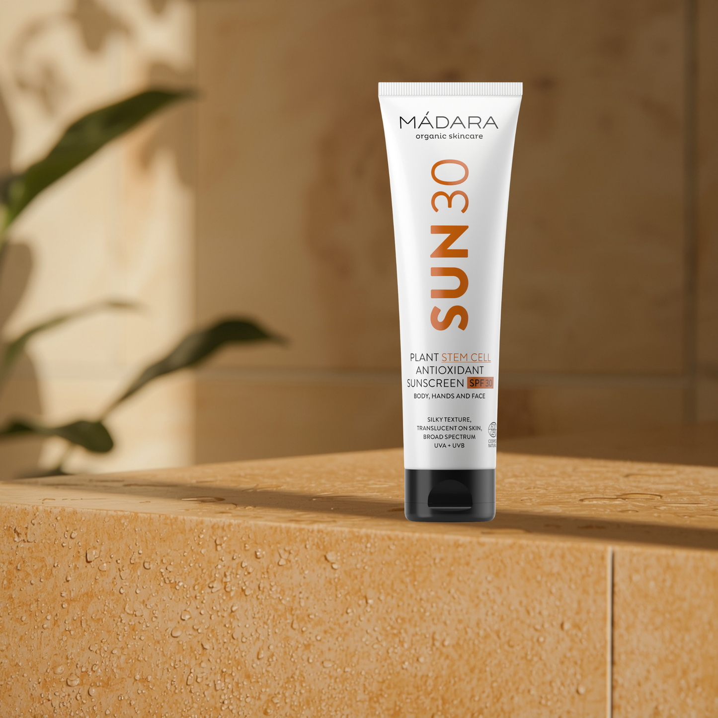 Protector solar todo en uno antioxidante con células madre vegetales SPF30