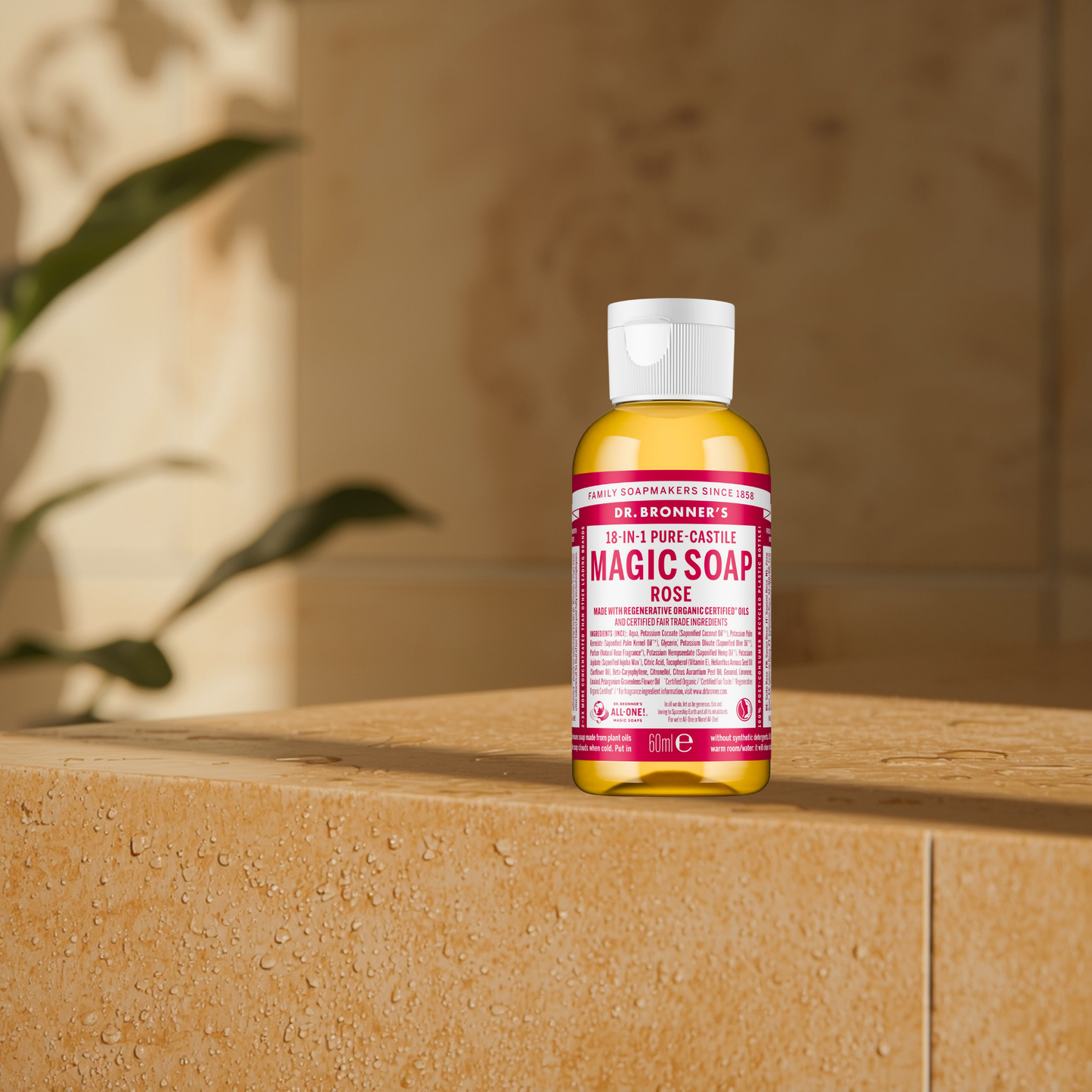 Pure-Castile Magic Soap · Rose