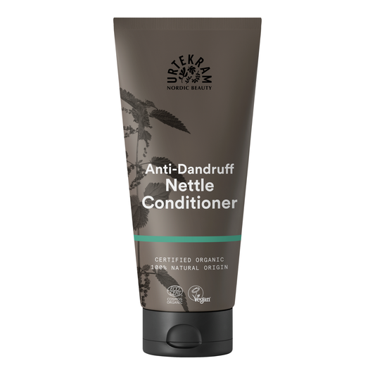 Anti-dandruff nettle conditioner tube on a white background