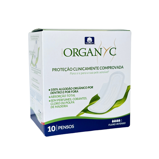 Organyc heavy pads on a white background