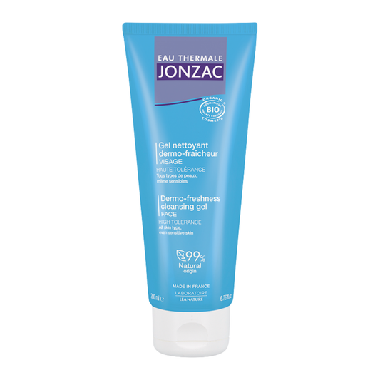 Eau Thermale Jonzac cleansing gel tube on a white background